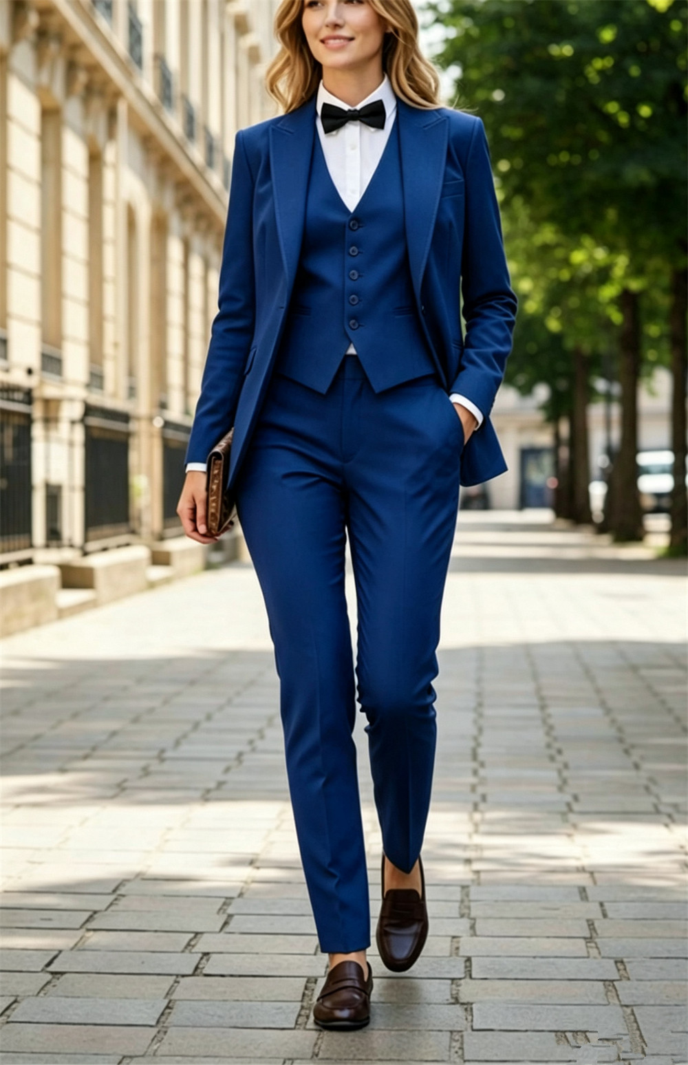 高級レディーススーツ エレガントフォーマル公式3ピースパンツ - Blazer Set Women Formal のレビューと価格